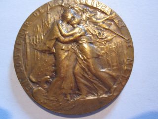 Metz/1918/super Art Nouveau Medal/a Ses Liberateurs photo