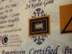 One Grain Of Pure Palladium With Certificate Of Authenticity Gold photo 1