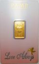 24k 5g Gold Bar Bullion With Natural Argyle Blue And Pink Diamonds All Natural Gold photo 1