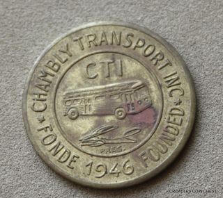 Chambly Transport Inc Token Founded 1946 Fajc9 photo