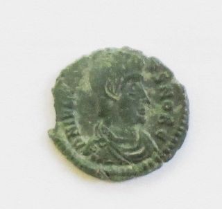 Julian The Apostate As Caesar—ancient Roman Coin—ad 355 - 60—fallen Horseman Rev. photo