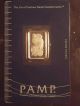 5 Gram Pamp Suisse Platinum Bar.  9995 Fine (in Assay) Platinum photo 1