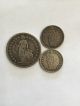 1878 Switzerland 2 Francs & 1943 & 1901 1/2 Francs Silver Europe photo 1