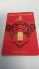 1 Gram Gold Lunar Year Of The Monkey Bullion Exchanges Istanbul Gold Gold photo 3