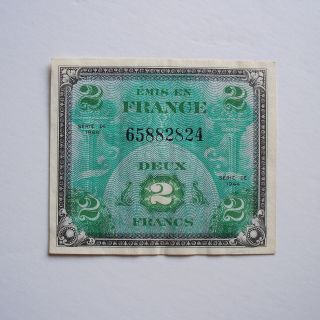 France 2 Francs 1944 / P - 114a photo