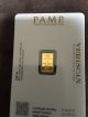 1 Gram Pamp Suisse 999.  9 Fine Gold Bar Platinum photo 1