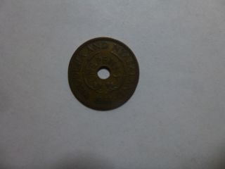 Old Rhodesia & Nyasaland Coin - 1961 Penny - Circulated photo