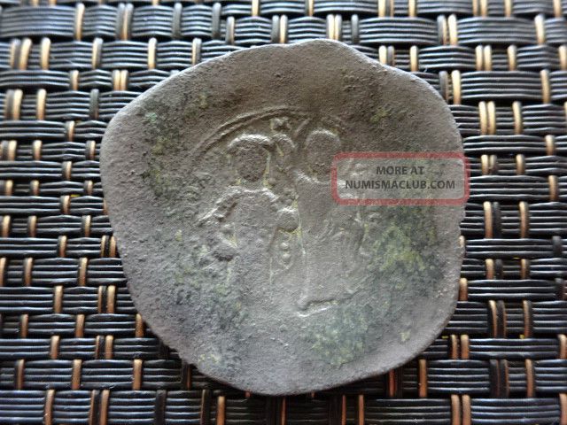 Manuel I Comnenus 1143 - 1180 Ad Billon Aspron Trachy Constantinople Coins: Ancient photo