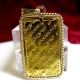 999.  9 Fine Gold Engelhard Bar 2.  5 Grams Ingot Pendant In 14k Gold Frame Bezel Gold photo 1