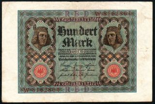 Germany 100 Mark 1920 - Series: W8162864 - 