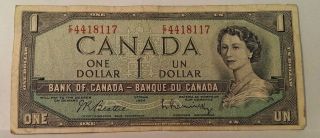 Bank Of Canada 1954 Issue,  8117 photo
