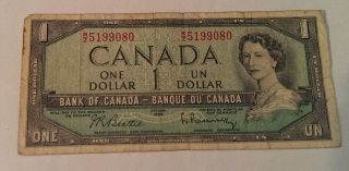 Bank Of Canada 1954 Issue,  9080 photo