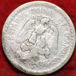 1926 Mexico Silver 10 Centavos Foreign Coin S/h photo