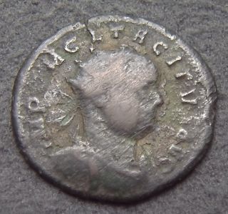 Tacitus - Ae Antoninianus 2.  52 Gr Marti Pacif Rev Ticinum 275 - 276 Ad Ric 145 photo
