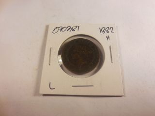 1882 H Canada Large Cent - - 070381 photo