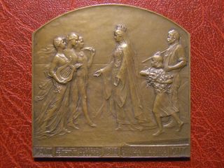 World Exhibition In Ghent 1913 Medal By Godefroid Devreese photo