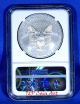 2015 - W Burnished $1 Silver Eagle Ngc Ms70 First Day Of Issue & 1 Silver photo 1