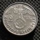 Old Silver 2 Reichsmark Coin Nazi Germany Swastika 1937e Dresden World War Ii Germany photo 1