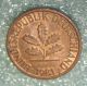 1 Pfennig 1981 Mintmark F Coin German Bundesrepublik Deutschland Copper Germany photo 3
