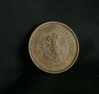 5 Centavos 1946 Mexico World Coin Eagle Km424 Five Cents Details photo