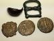 Ancient Imp.  Roman 2 Artifacts & 3 Coin$;spearing,  Dragging,  Victory.  Ca 27bc - 476ad Coins: Ancient photo 3