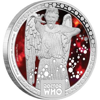 Silver Weeping Angels 1/2 Oz Coin photo