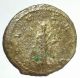 Ancient Roman Empire Bronze Coin Solonina 254 - 268 Ad Salus Feeding Serpent Coins & Paper Money photo 1