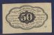 50 Cent Fr - 1312 Straight Edges First Issue With Monogram Paper Money: US photo 1