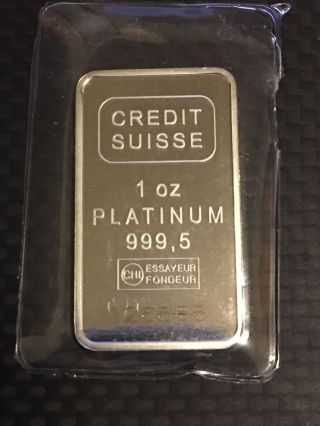 1 Oz Platinum Bar photo