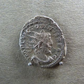 V2 - Gallic Empire Victorinus Ar Antoninianus.  Treves,  270 A.  D.  Pax photo