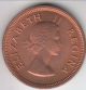 Km - 44,  1958 British South Africa Farthing,  Bright Red Uncirculated (2) Africa photo 4