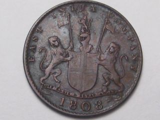 1808 Admiral Gardner Shipwreck East India Co.  Ten Cash Coin.  7 photo