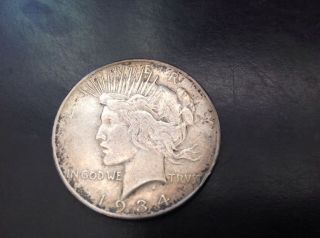 1934 - S Peace Silver Dollar photo