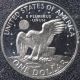 1971 - S $1 Eisenhower Dollar 40 Silver San Francisco Brown Ike Proof No Box Dollars photo 2
