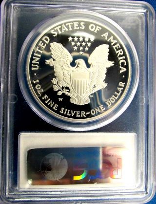 A Perfect 2005 W Pr 70 Pcgs Certified Deep Cameo American Silver Eagle Proof photo