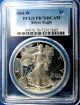 A Perfect 2004 W Pr 70 Pcgs Certified Deep Cameo American Silver Eagle Proof Silver photo 4