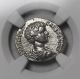 Roman Coin Caracalla 198 - 217 Ad Ngc Vf Ar Silver Denarius Coins: Ancient photo 1