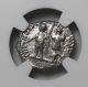 Roman Coin Caracalla 198 - 217 Ad Ngc Vf Ar Silver Denarius Coins: Ancient photo 2