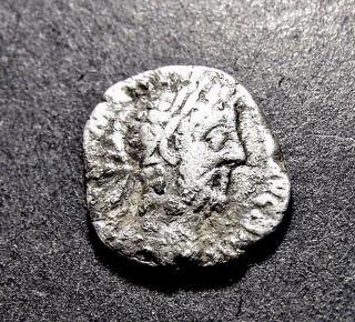 Commodus,  Emperor Gladiator,  Silver Denarius Coin,  Roman Senate Personified photo