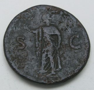 Roman Empire As - Copper - Domitianus (ad 81 - 96) 1111 photo