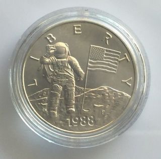 1988 Young Astronauts Silver Us Medal In Capsule And photo