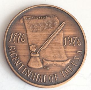 Bicentennial Of The United States 1976 American Coin Club Series Medal photo