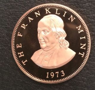 1973 Franklin Coin Medal photo