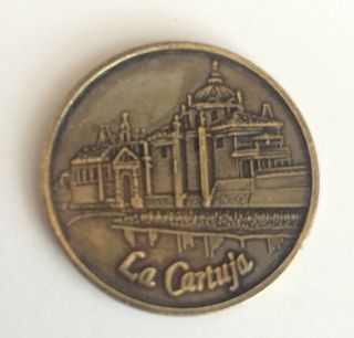 1992 Worlds Fair Sevilla Spain La Cartuja Token Coin Medal photo