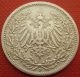 Old Antique Rare Germany 1/2 Mark 1905 F Silver Empire Wilhelm Ii (ind08) Germany photo 1