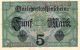 Xxx - Rare German 5 Mark Banknote Darlehnskassenschein 1917 Ww I Unc Europe photo 1