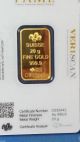 20 Gram Pamp Suisse Fortuna Veriscan Gold Bullion Bar W/ Assay Eligible For Ira Gold photo 3