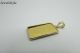 Credit Suisse 2.  5 Grams Fine Gold Bar 999.  9 Pendant With 14k Yellow Gold Frame Gold photo 1