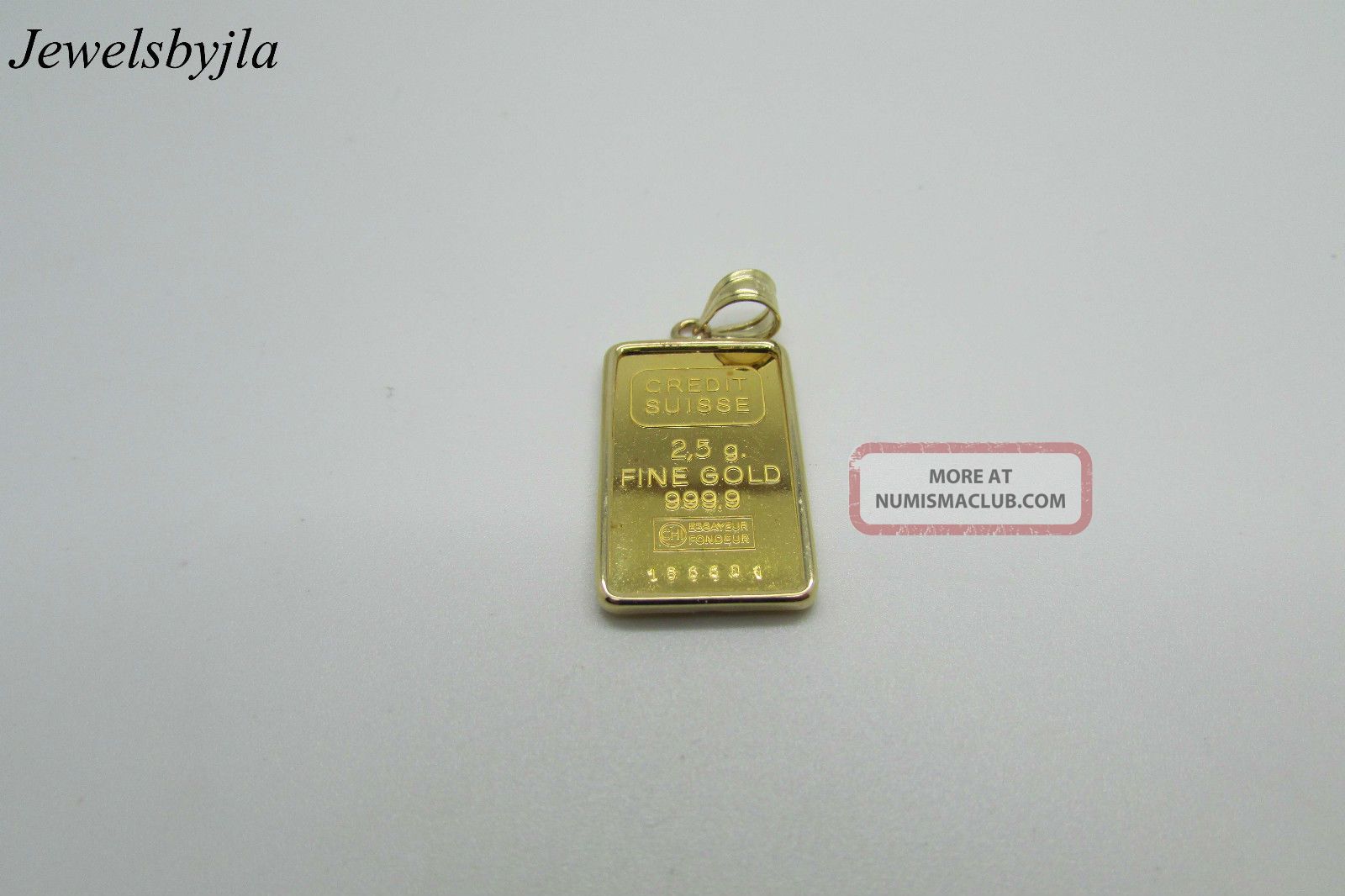 credit suisse gold bar pendant