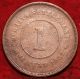 1887 Straits Settlements 1 Cent Foreign Coin S/h Other Coins of the World photo 1